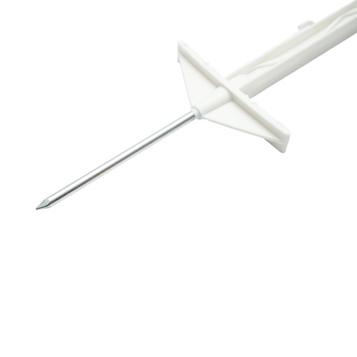 Stalp din plastic 1050mm alb pentru fir gard electric Breckner Germany - Img 5