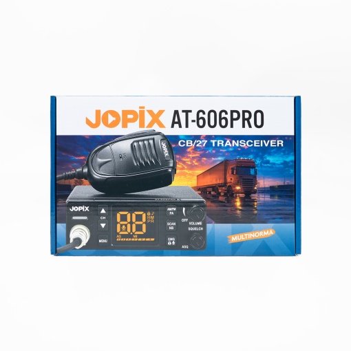 Statie radio CB JOPIX AT-606PRO ASQ, AM/FM, 4W, 12V-24V, PA, VOX, Noise Blanker - Img 11