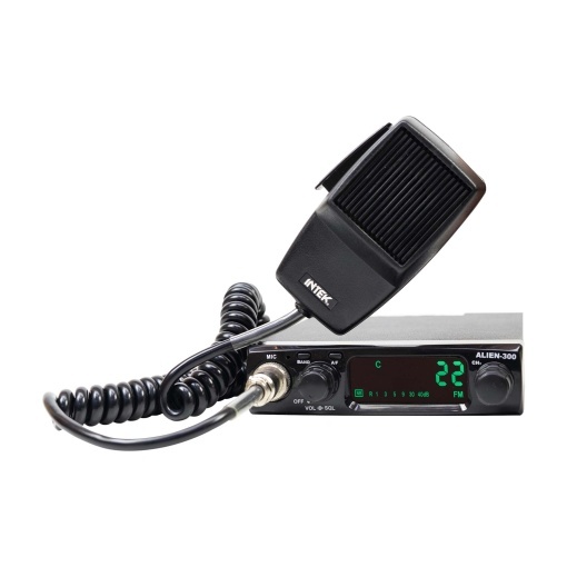 Statie radio CB Moonraker Alien-300 40CH, AM/FM, 4W, 12V, negru - Img 4