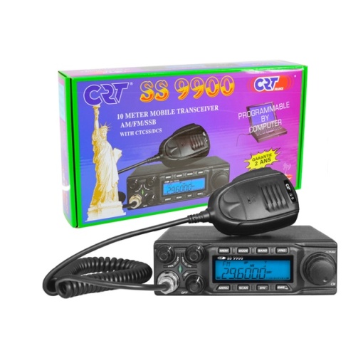 Statie radioamatori CRT SS 9900 CB, AM, FM, LSB, USB, 28-29.7Mhz, ASQ, DTMF, Roger Beep, 12V, CTCSS, DCS, programabila - Img 7