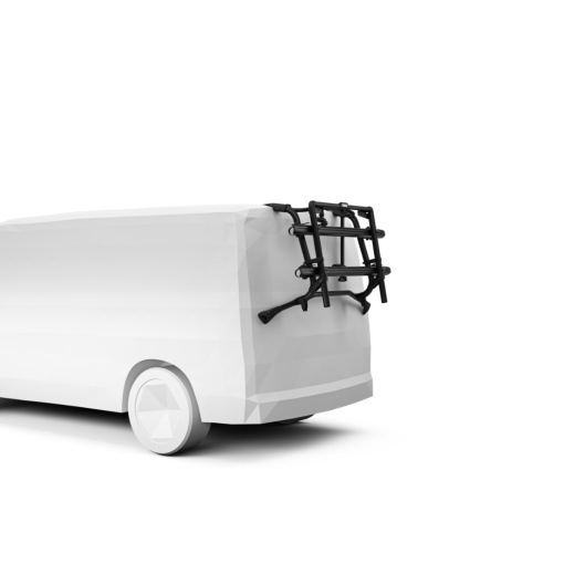 Suport biciclete Thule WanderWay 2 cu prindere pe haion dedicat pentru Volkswagen T6, Negru - Img 5