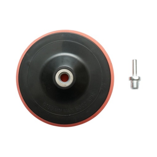 Suport disc slefuire 150mm Velcro, adaptor M14 pentru polizor unghiular si bormasina Breckner Germany - Img 2