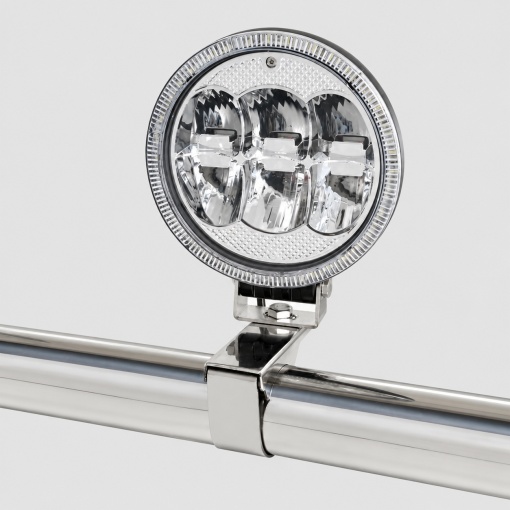 Suport inox pentru prindere pe bullbar fi 6cm - Img 2