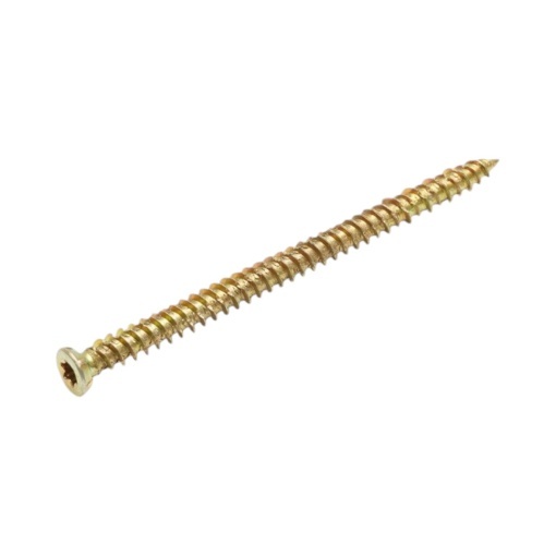 Surub montaj usi-ferestre 7.5x112mm, torx TX30, otel zincat galben 100 buc/cutie - Img 4
