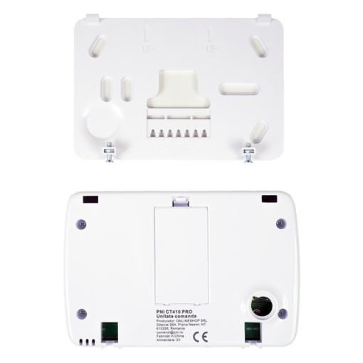 Termostat inteligent PNI CT410 PRO fara fir, cu WiFi, control 2 zone prin Internet, pentru centrale termice, pompe, electrovalve, APP TuyaSmart, histerezis 0.2 grade C - Img 5