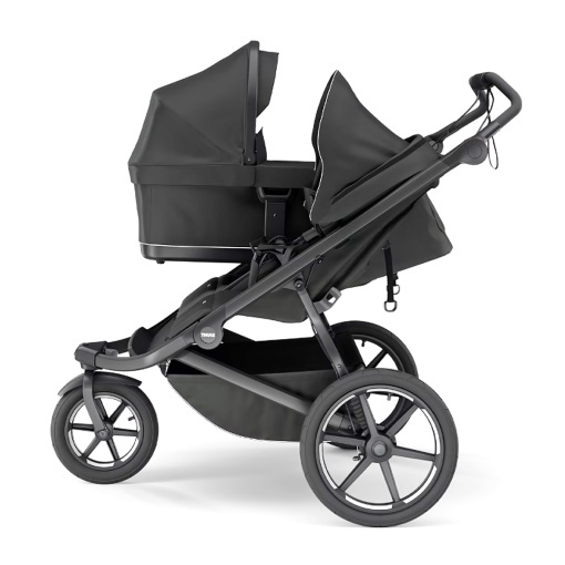 Thule Bassinet - Landou copii 0-6 luni, Dark Slate - Img 6