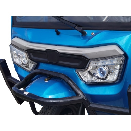 Triciclu electric BRECKNER GERMANY MAX ALBASTRU CU CABINA 2000W 72V 52AH - Img 7