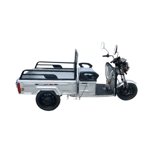 Triciclu electric BRECKNER GERMANY MODEL E ARGINTIU 1600W 60V 20AH - Img 6