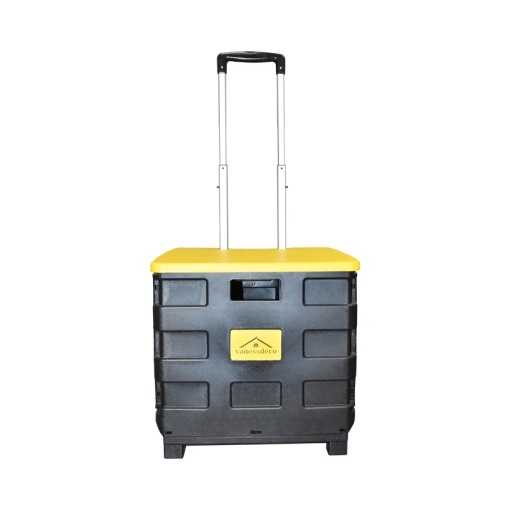 Troler compact din plastic pentru cumparaturi - Img 3
