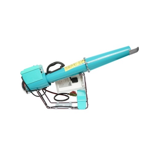 Tun electric pe baterie cu incarcare la panou solar, explozie pe gaz pentru speriat pasari Breckner Germany - Img 4
