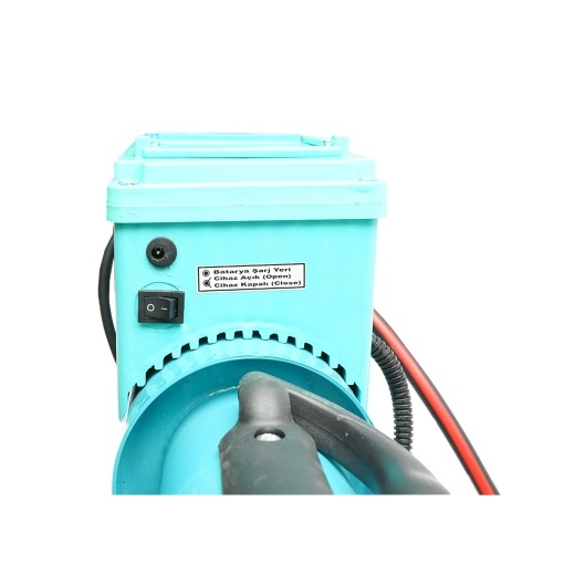 Tun electric pe baterie cu incarcare la panou solar, explozie pe gaz pentru speriat pasari Breckner Germany - Img 14