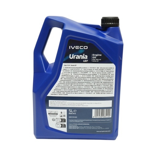 Ulei motor Iveco 15W40 Urania LD7 Petronas 5L - Img 3