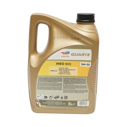 Ulei motor TotalEnergies 5W30 Quartz Ineo ECS 5L - Img 3