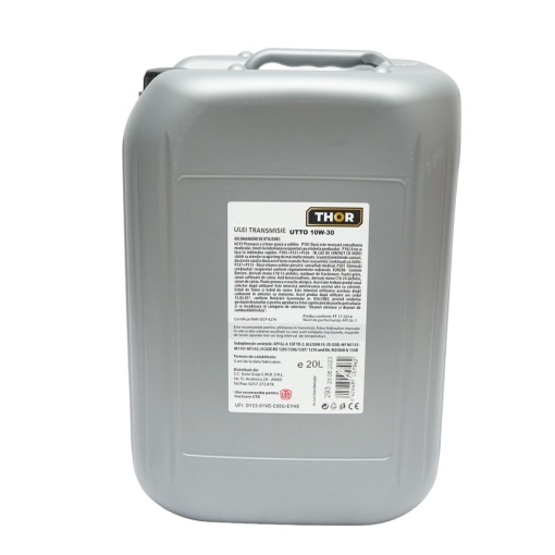 Ulei transmisie hidraulic THOR UTTO 10W30 JD 20L - Img 4