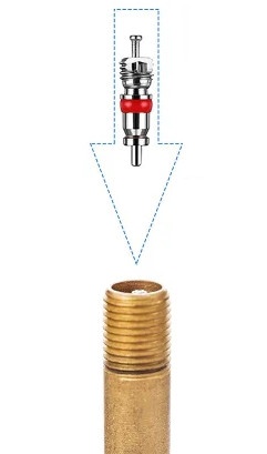 Ventil bicicleta (tip auto) - Img 2