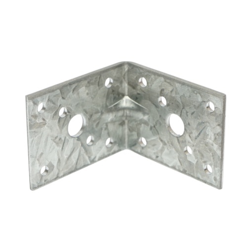 Vinclu de imbinare cu intaritura 60x60x45mm, grosime 2.5mm, otel zincat - Img 2