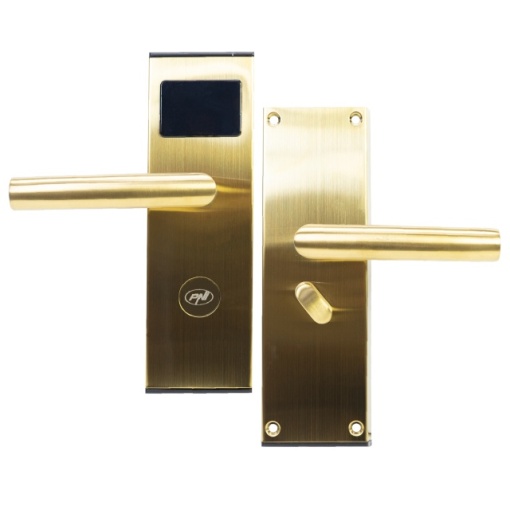 Yala control acces hotelier PNI CH2000R PRO Gold cu cititor de card deschidere pe partea dreapta - Img 2