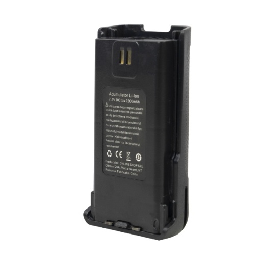 Acumulator PNI PB-R17 pentru statie radio portabila PNI PMR R17, Li-Ion, 2200mAh, 7,4V - Img 3