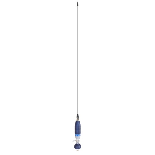 Antena CB Sirio SUPER 9 cu fluture, lungime 155 cm, 27 - 28.5 MHz, 250W, montura, cablu RG58 de 4m si mufa PL259 incluse - Img 5