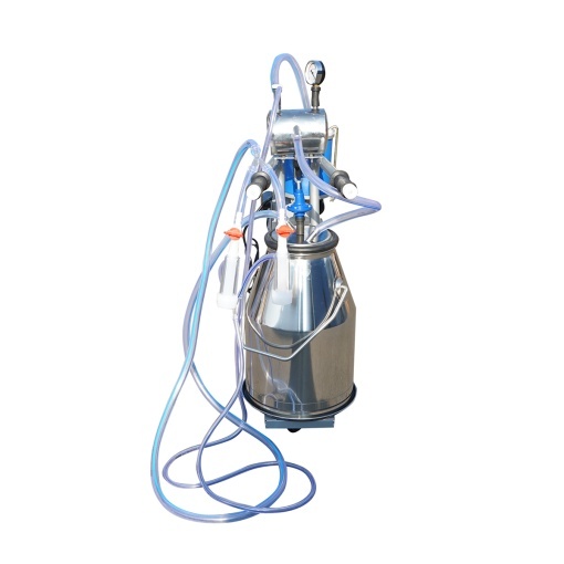 Aparat de muls oi si capre 1 post 550W, 220V bidon inox 25L, grup de muls cu 2 mansoane, presiune vid 45-50 kPa, pulsatii 60-80 cpm - Img 3
