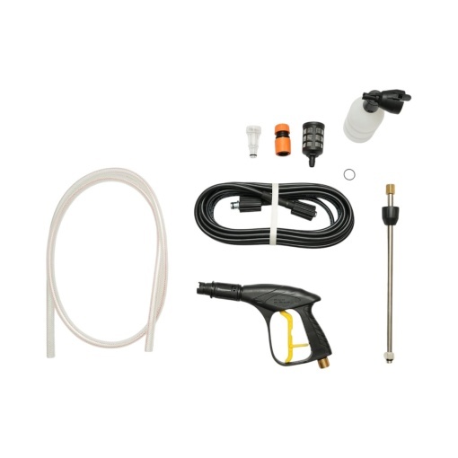 Aparat de spalat cu presiune 800W, 220V, 40 bar, debit 5 L/min cu pistol, rezervor spuma si furtun 7m Breckner Germany - Img 18