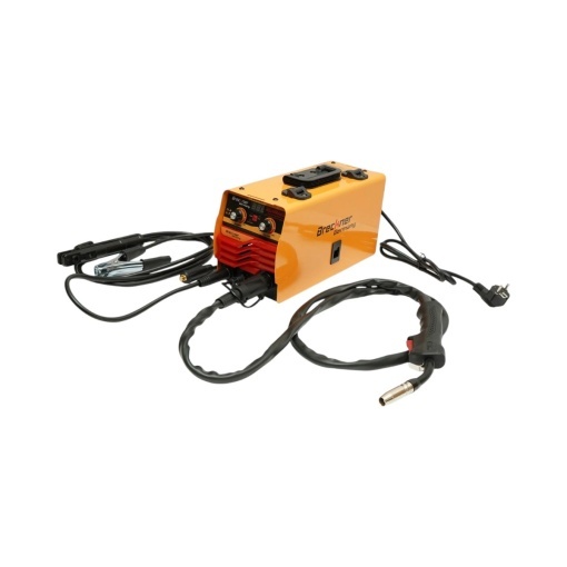 Aparat de sudura invertor 2 in 1 MIG/MMA fara gaz 200A, 220V, afisaj digital, sudare cu electrozi, rola sarma Flux Core E71T-GS inclusa Breckner Germany - Img 2