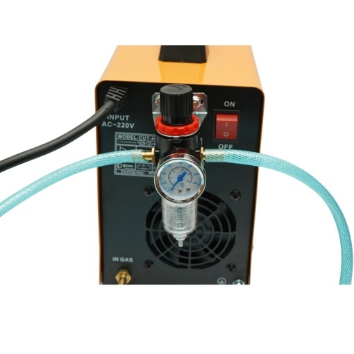 Aparat de taiere cu plasma tip invertor 40A, 220V, grosime 1-8mm, regulator presiune aer, afisaj digital CUT40 Breckner Germany - Img 12