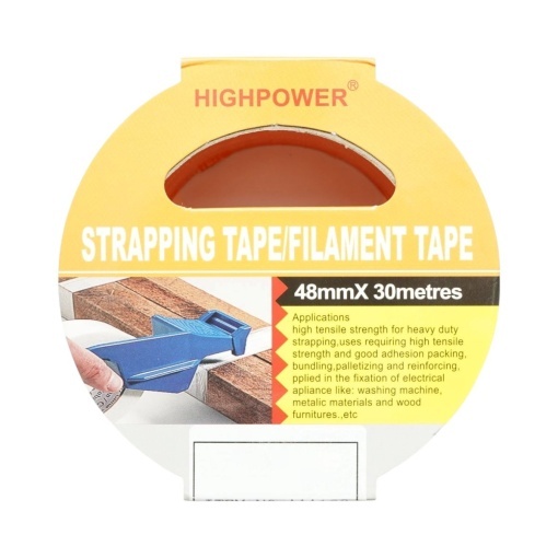 Banda adeziva ranforsata cu filament 48mm x 30m pentru ambalare HighPower - Img 8