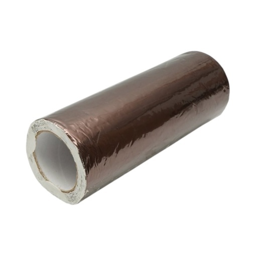 Banda butilica hidroizolanta autoadeziva 100mm x 5m cu folie de aluminiu maro RAL8011 Breckner Germany - Img 2