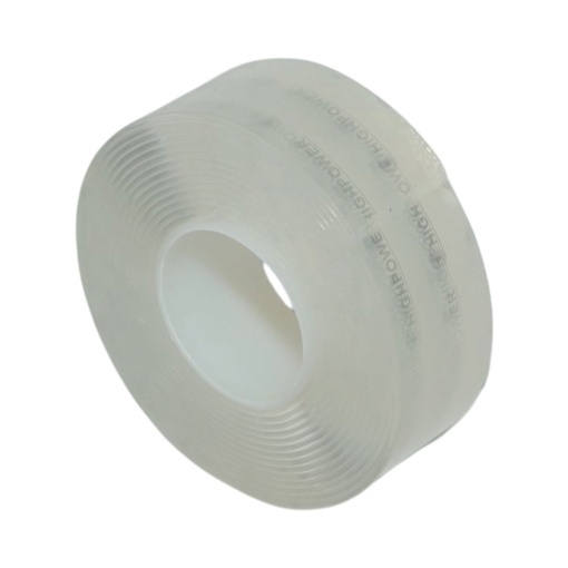 Banda dublu adeziva transparenta reutilizabila 30mm x 3m Nano Tape Crystal HighPower - Img 5