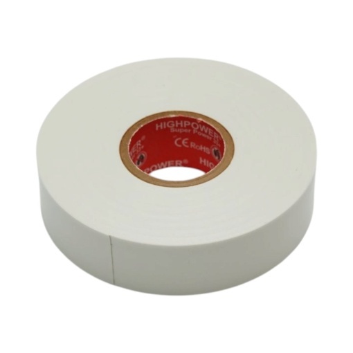 Banda izolatoare alba vinil 19mm x 20m Premium Super Power 33+ HighPower - Img 3