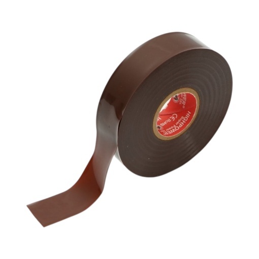 Banda izolatoare maro vinil 19mm x 20m Premium Super Power 33+ HighPower - Img 2