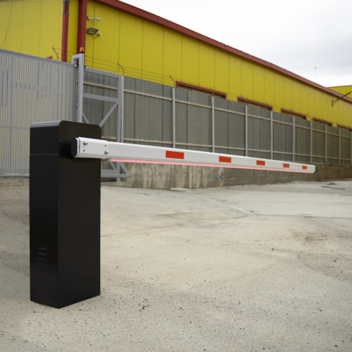 Bariera acces parcare stanga PNI BPL506S cu Led, lungime bariera 6m, telecomanda inclusa - Img 9