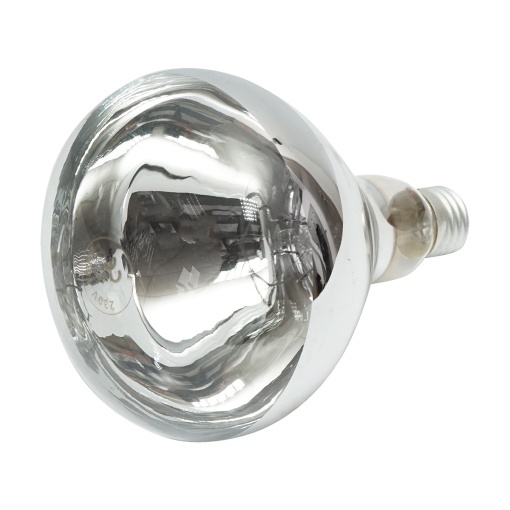 Bec pentru incalzire pui, animale cu infrarosu E27, 150W, 220V - Img 2