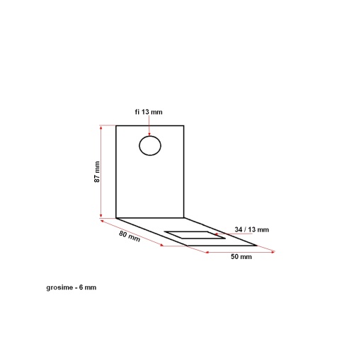 Brida arc simplu 50x6 34x13 - Img 4