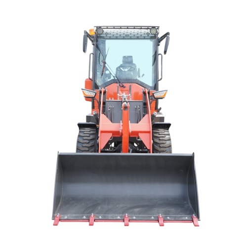 Buldoexcavator articulat compact 2.8T, motor diesel 50CP, cupa frontala si brat excavare spate THOR - Img 3