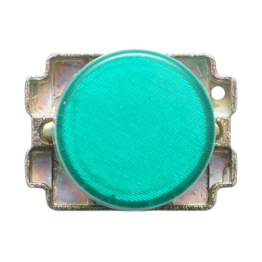 Buton indicator LED verde 220V LAY5 Breckner Germany - Img 3