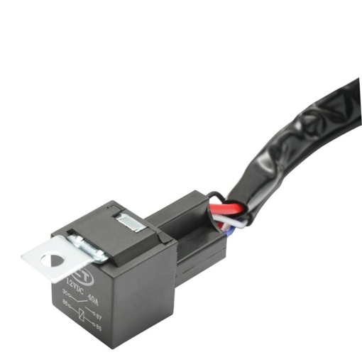 Cablaj electric pentru 1 proiector, cablu 3m, cu intrerupator Led si releu 12V 40A - Img 5