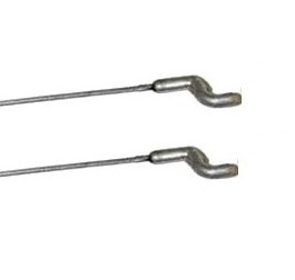 Cablu acceleratie simplu motocoasa Stihl FS 55 (125cm) 2 capete "Z" - Img 2