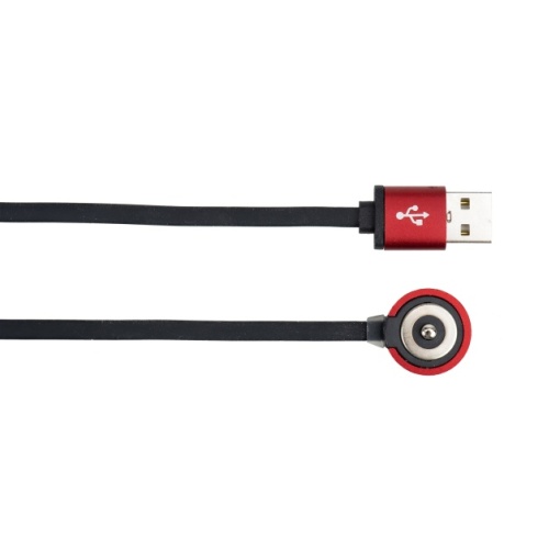 Cablu USB pentru incarcare lanterne PNI Adventure F75, cu contact magnetic, lungime 50 cm - Img 2