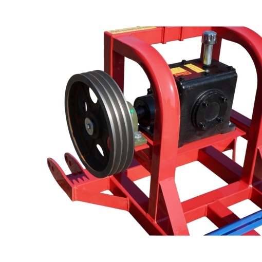 Cadru metalic pompa apa centrifuga WK85, WK86, WK87 cu suport motor, reductor, transmisie pe curea, prindere in 3 puncte si cardan inclus - Img 12