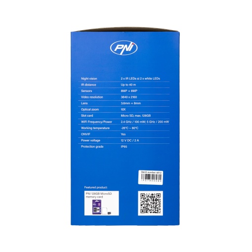 Camera supraveghere video PNI House IP578 cu Wi-Fi, PTZ, dual lens 8MP + 8MP, zoom optic 10X - Img 17