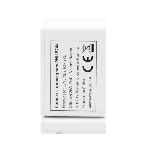 Camera supraveghere video PNI IP744 4MP cu IP, detectie miscare, audio bidirectional, slot card micro SD, unghi larg, control din aplicatie, imagine color pe timp de noapte, interior si exterior - Img 6
