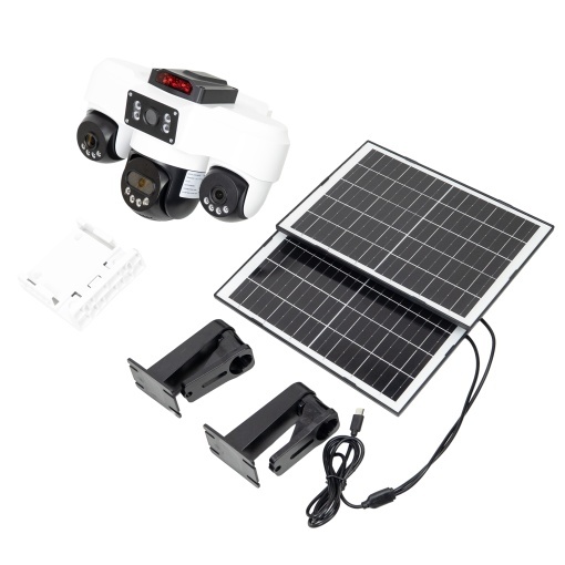 Camera supraveghere video PNI IP84S Live AOV 4 camere 2Mpx GSM 4G cu panou solar si acumulator 16000 mAh - Img 4