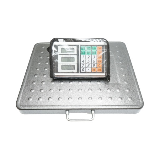 Cantar electronic de podea 300kg fara fir cu display WiFi, platforma 510x410mm Breckner Germany - Img 2