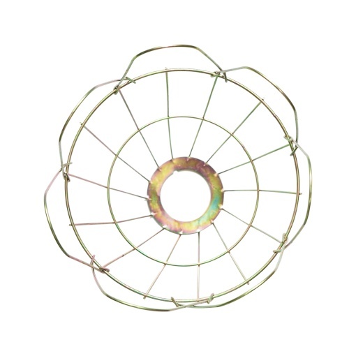 Capac pentru lampa incalzire pui, animale, sarma galvanizata 21x15.5x4.5cm - Img 4