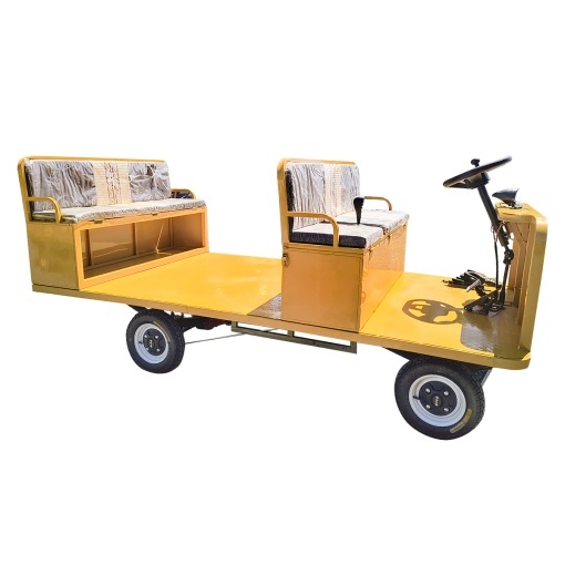 Carucior electric platforma cu 2 banchete pentru transport marfa 800W, 48V, 2.5x1.25m sarcina maxima 800Kg THOR - Img 5