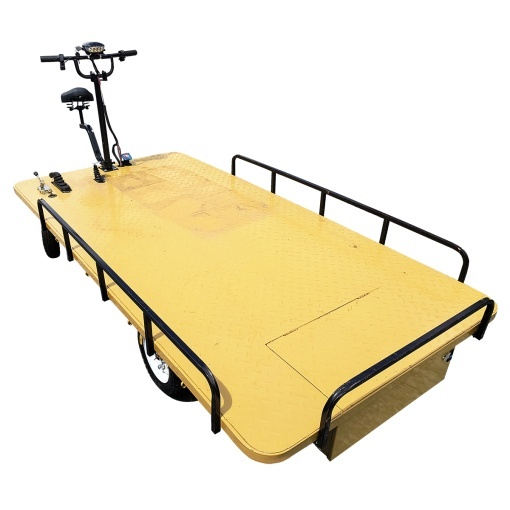 Carucior platforma electrica transport marfa 800W, 48V, 2.5x1.25m sarcina maxima 1000Kg THOR - Img 4