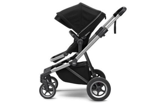 Carucior Thule SLEEK Cadru Gri si Copertina Grey Melange - Img 4