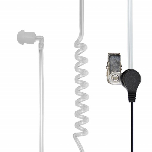 Casca cu tub acustic transparent si microfon cu 2 pini - Img 2